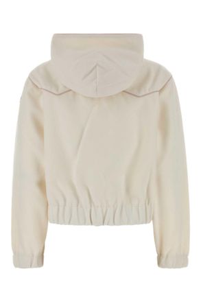 Moncler Sweater Sweatshirt - Cream