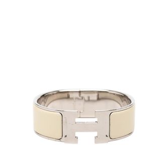 Herm&egrave;s Pre-owned Hermes Wide Enamel Clic Clac H Bracelet PM Ladies 89CPTFK0X41QCJL1