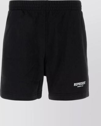 Represent cotton bermuda shorts