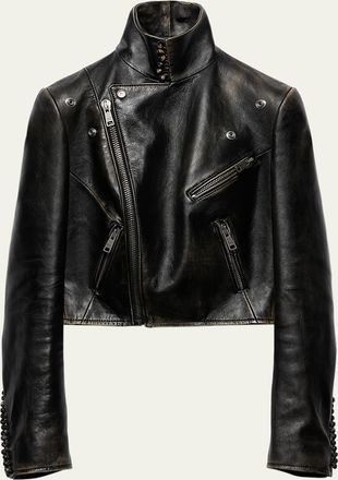 Prada Vintage Leather Biker Jacket