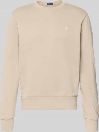 Polo Ralph Lauren Relaxed Fit Sweatshirt aus reiner Baumwolle in Beige, Gr&ouml;&szlig;e XXL