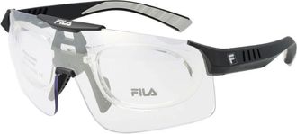 Fila Zwarte Zonnebril Mannen Volledig omrand Grijs - Heren - Brillen - Zwart - ONE Size - Nylon - Accessoires
