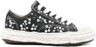 Miharayasuhiro Peterson 23 OG Sole Canvas Low-Top Sneaker - Heren - Sneakers - Zwart - 44 EU - Katoen - Schoenen