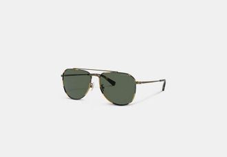 Coach Metal Windsor Pilot Sunglasses