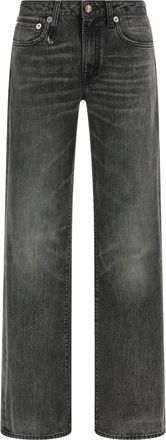 R13 Cotton Straight-Leg Womens Jeans