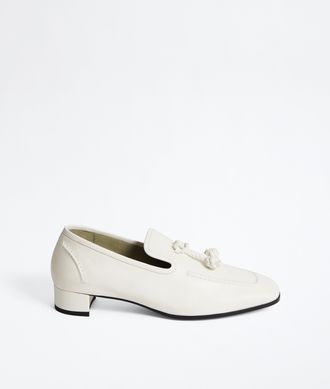 Bottega Veneta Romeo Loafer - White - Women - 10
