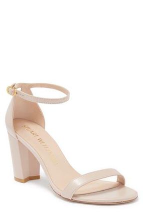 Stuart Weitzman NearlyNude Ankle Strap Sandal in Dolce at Nordstrom Rack, Size 6.5