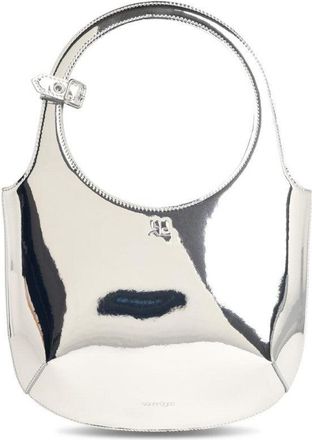 Courrèges Holy Mirror Silver Leather Bag