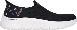 Skechers Go Walk Flex Floral flexibele instapschoenen voor dames (Zwart/roze)