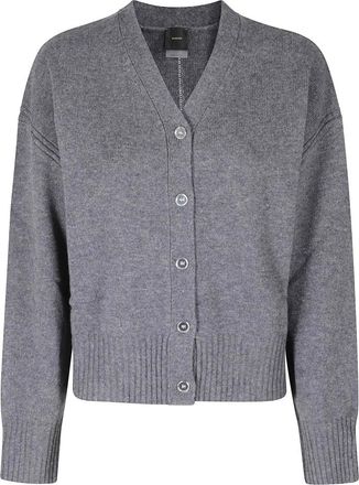 Pinko Pinko - Vienna Cardigan - Dames - Truien - Grijs - Maat: XS Zijde