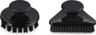 LE CREUSET Set of 2 Grill Pan Brushes in Shiny Black at Nordstrom