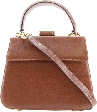 Ferragamo Leather Handbag (Pre-Owned)