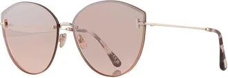 Tom Ford FT1106 28U Shiny Rose Gold/Bordeaux Mirror