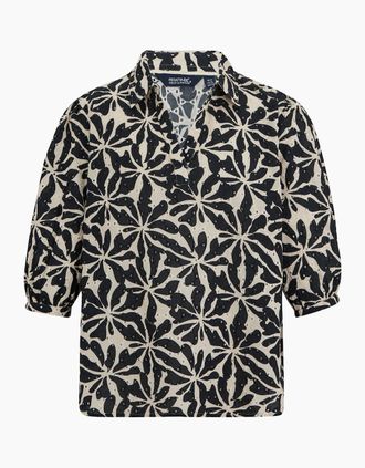 Regatta Womens Regatta Womens/Ladies Nofino Abstract Floral Shirt - Cream - Size: 16