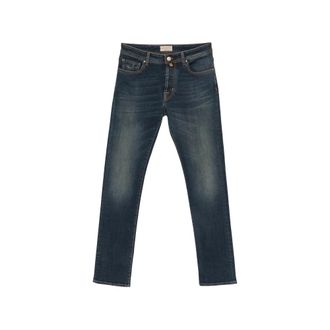 Jacob Cohen Rechte jeans - Heren - Jeans - Blauw - Maat: W32 Katoen