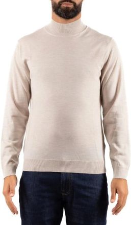 Daniele Fiesoli Truien & Vesten, Heren, Beige, 2Xl, Wol, Lupetto Rasato