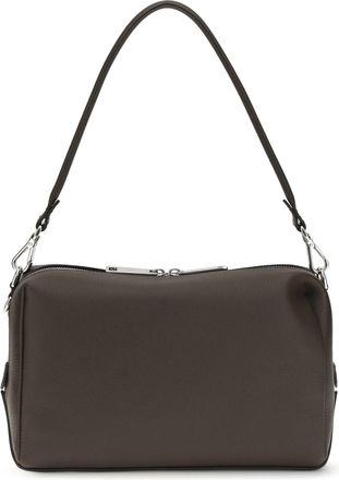 Fendi Mens Shoulder Bag Lui Chocolate Calf Leather Chocolate-Palladium Chocolate/palladium