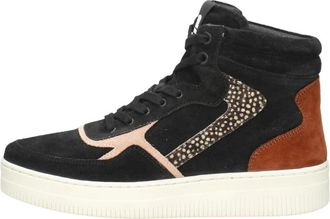 Maruti Mona Veterschoenen Hoog - Dames - Sneakers - Zwart - 36 EU - Schoenen
