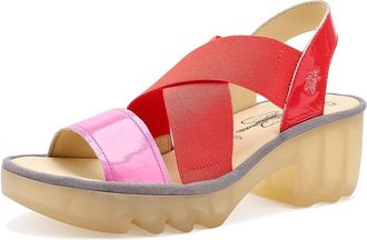 FLY London TAJI502FLY Womens Shoes Pink/Scarlet : EU 41 (US Womens 10-10.5) M, Leather