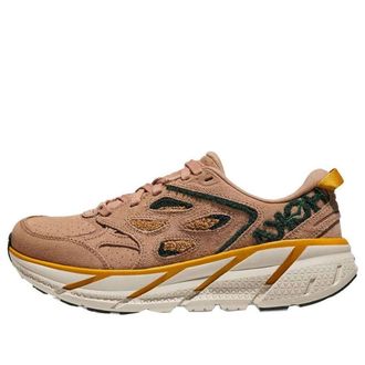 Hoka One One Clifton L Embroidery Sirocco Mountain View 1126854-SMVW
