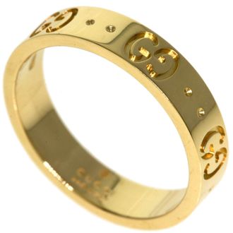 Gucci Icon Yellow Gold (18K) Band Ring (Pre-Owned)
