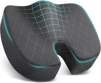 OEM Coj&iacute;n Antiescaras Para El Coxis Y La Ci&aacute;tica - Coj&iacute;n De Espuma Viscoel&aacute;stica De Primera Calidad Para Silla De Oficina - Corrige La Postura De La Colum