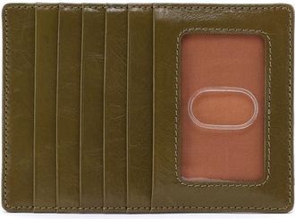 Hobo Euro Slide Credit Card Case Holder in Olive Veil at Nordstrom