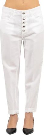Dondup Koons Jeans - Dames - Slim Fit Broeken - Wit - W27 - Katoen - Broeken