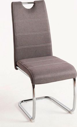Regalos Miguel Sillas Comedor - Silla Hallen Tela - Gris Claro