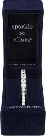 Danecraft Cubic Zirconia Bangle in Silver at Nordstrom Rack
