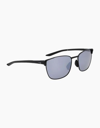 Nike Mens Fusion Square Sunglasses - Satin Blk Slvr - Size: ONE size