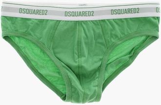 Dsquared2 Stretch-Cotton Briefs With Branded Elastic Band size S