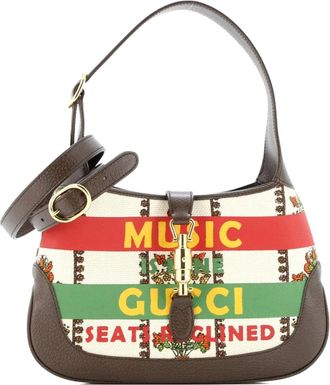 Gucci 100 Jackie 1961 Limited Edition Canvas Small hobo bag - Marrone