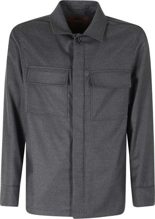 Cruna Bruges Overshirt - Heren - Casual Overhemden - Grijs - L - Overhemden