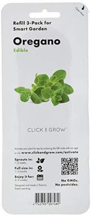 Click and Grow Semi Click-and-grow Oregano Refill Auto Irrigazione Bio 3 Pz