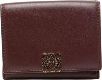 Loewe Pre-owned Wallets, female, Red, Size: ONE SIZE Pre-owned Flap Wallet