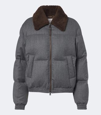 Brunello Cucinelli Monili virgin wool down jacket