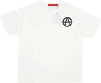 Acupuncture T-shirt Anarchy - - Tops - Uomo - Bianco - XS