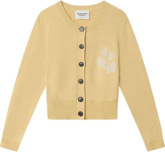 Isabel Marant Cardigan Newton con applicazione - Giallo