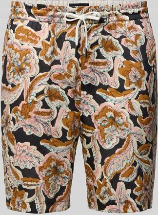 Scotch & Soda Relaxed Fit Shorts aus Lyocell Modell FAVE in Camel, Gr&ouml;&szlig;e XXL