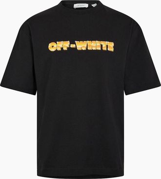 Off-white Mens Mens T Shirt - Black - Size: 40