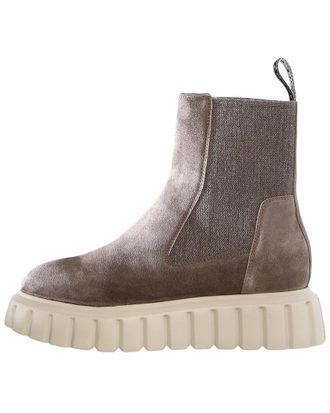 Voile Blanche Grenelle Suede Chelsea Bootie