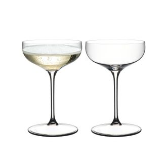 Riedel Grape@Riedel Coupe Cocktail Wine Glass, Set of 2, 11 ounce