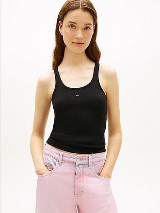 Tommy Hilfiger Racerback Ribbed Slim Tank Top