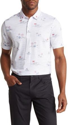Travis Mathew Lake Break Polo in White at Nordstrom Rack, Size Xx-Large