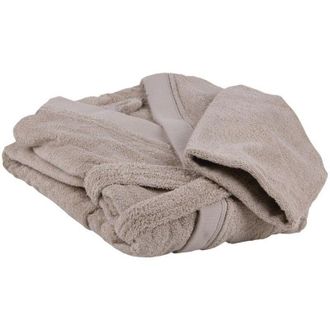 cofan Albornoz Beige Gr.500/m2 Modelo Abisinia Talla L, Albornoz De Ba&ntilde;o Con Manga Larga Y Cintur&oacute;n Para Su Cierre. Disponible En Beige. Est&aacute; Fabricado En A
