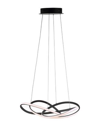 Jonathan Y Designs Jonathan Y Designs Alexia 25In Abstract Integrated Led Adjustable Pendant