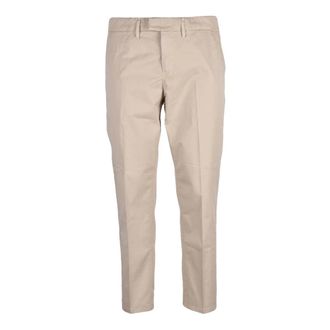 Dondup Cropped Trousers, male, Beige, Size: W30 Pablo Trousers