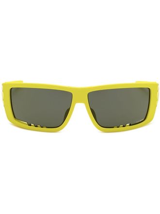 Plein Sport Occhiali da sole squadrati Fierless - Giallo