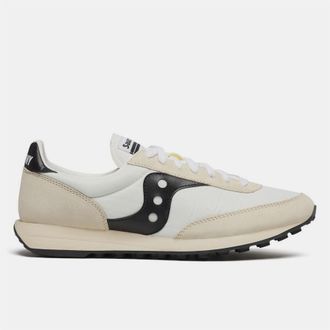Saucony Unisex-sportschoenen van su&egrave;de, maat 80 voor volwassenen (Wit, Zwart)